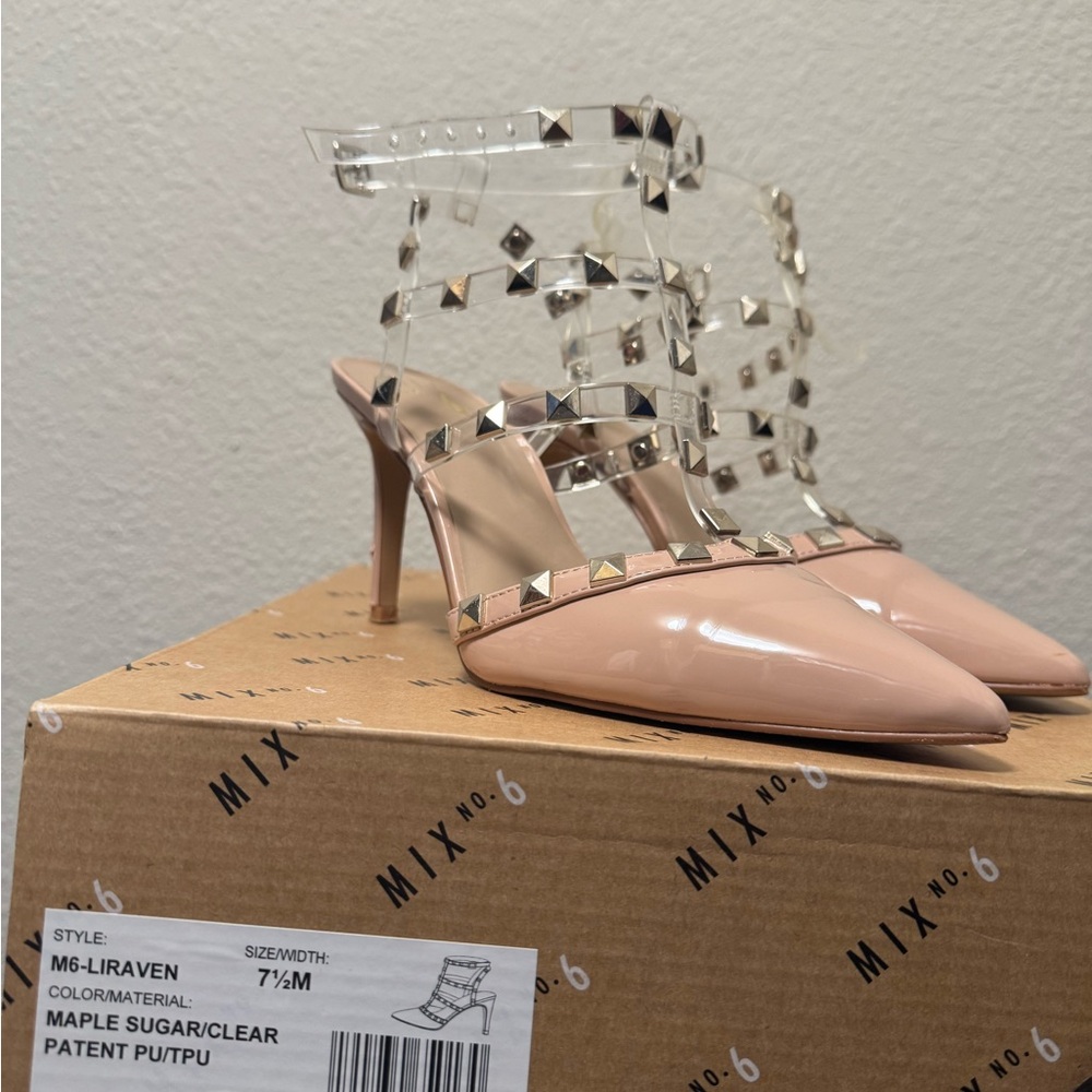 Mix No. 6 Women's Pink Patent Heels